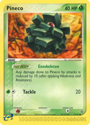 Pineco (71/97) [Dragon] Normal - Common