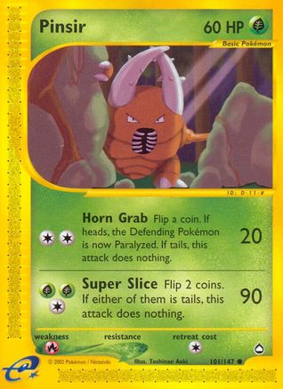 Pinsir (101/147) [Aquapolis] Normal - Common
