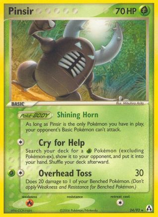 Pinsir (24/92) [Legend Maker] Normal - Rare