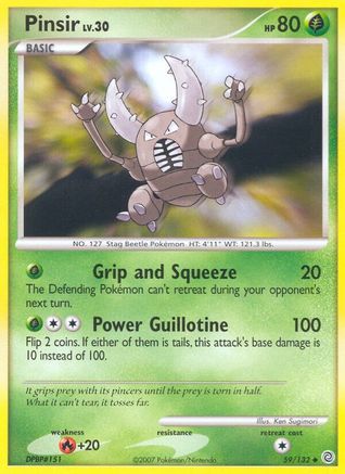 Pinsir (59/132) [Secret Wonders] Normal - Uncommon