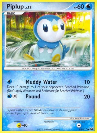 Piplup (85/127) [Platinum] Normal - Common