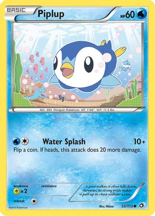 Piplup (033/113) [Legendary Treasures] Normal - Common
