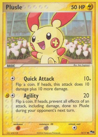 Plusle (013/17) [POP Series 1] Normal - Common