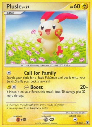 Plusle (28/100) [Majestic Dawn] Normal - Rare