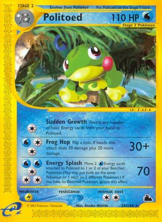 Politoed (25/144) [Skyridge] Normal - Rare