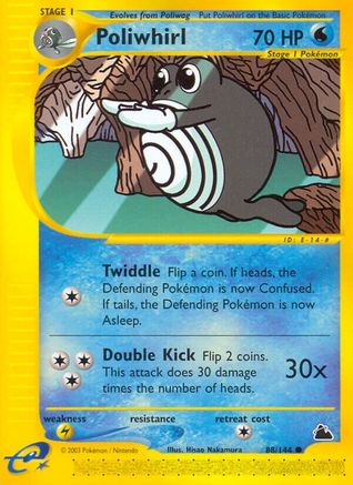 Poliwhirl (88/144) [Skyridge] Reverse Holofoil - Common