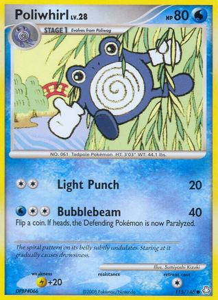 Poliwhirl (115/146) [Legends Awakened] Reverse Holofoil - Common