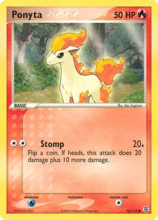 Ponyta (076/112) [FireRed & LeafGreen] Normal - Common
