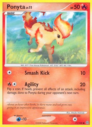 Ponyta (071/100) [Stormfront] Normal - Common