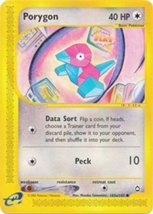 Porygon (103b) (103b) [Aquapolis] Normal - Common