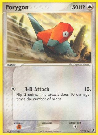 Porygon (69/115) [Unseen Forces] Normal - Common