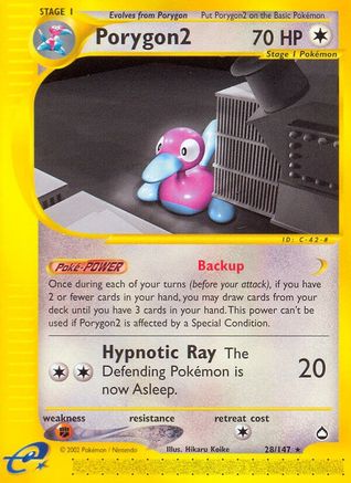 Porygon2 (28/147) [Aquapolis] Normal - Rare