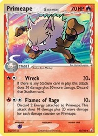Primeape (Delta Species) (050/110) [Holon Phantoms] Normal - Uncommon