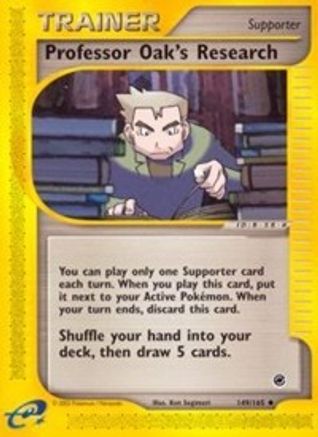 Professor Oak's Research (149/165) [Expedition] Reverse Holofoil - Uncommon