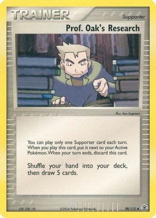 Prof. Oak's Research (98/112) [FireRed & LeafGreen] Normal - Uncommon