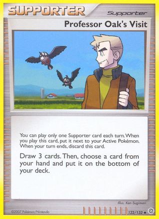 Professor Oak's Visit (122/132) [Secret Wonders] Normal - Uncommon