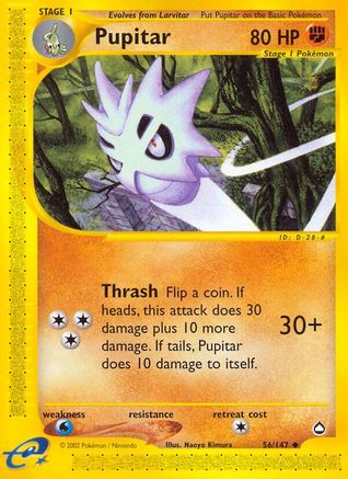 Pupitar (56/147) [Aquapolis] Reverse Holofoil - Uncommon