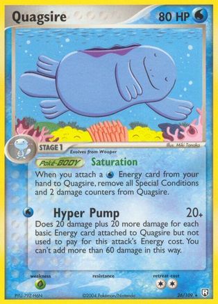 Quagsire (026/109) [Team Rocket Returns] Reverse Holofoil - Rare