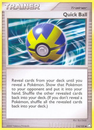 Quick Ball (114/123) [Mysterious Treasures] Normal - Uncommon