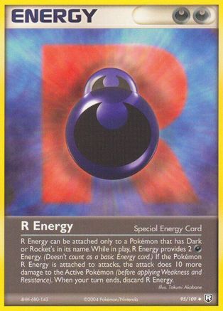 R Energy (095/109) [Team Rocket Returns] Normal - Uncommon