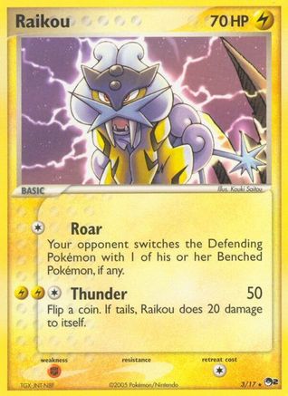 Raikou (3/017) [POP Series 2] Normal - Rare