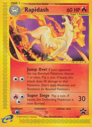 Rapidash (051/53) [WoTC Promo] Normal - Promo