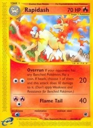 Rapidash (62/165) [Expedition] Reverse Holofoil - Rare
