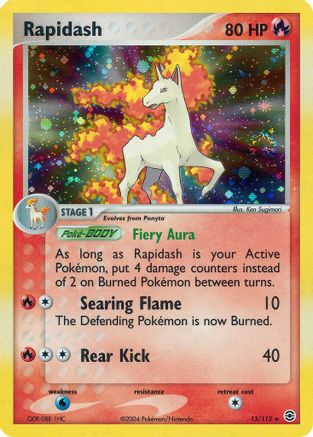 Rapidash (13/112) [FireRed & LeafGreen] Holofoil - Holo Rare