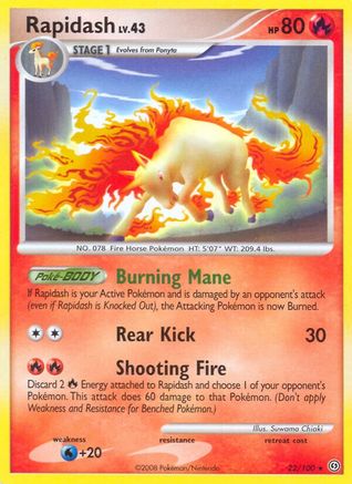 Rapidash (22/100) [Stormfront] Normal - Rare