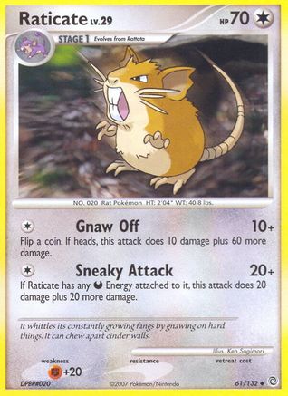 Raticate (61/132) [Secret Wonders] Normal - Uncommon