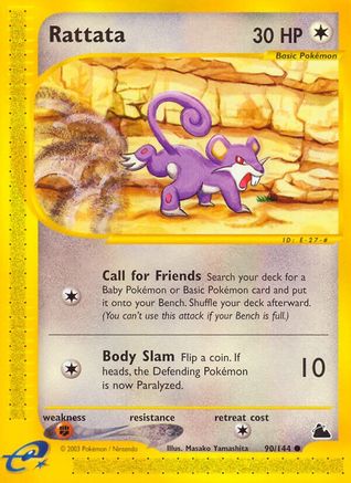 Rattata (90/144) [Skyridge] Normal - Common