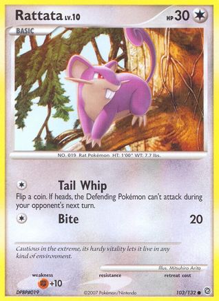 Rattata (103/132) [Secret Wonders] Reverse Holofoil - Common