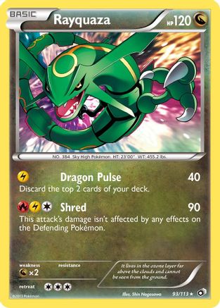 Rayquaza (093/113) [Legendary Treasures] Reverse Holofoil - Holo Rare