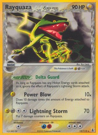 Rayquaza (Delta Species) (013/113) [Delta Species] Holofoil - Holo Rare