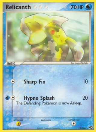Relicanth (18/106) [Emerald] Reverse Holofoil - Rare