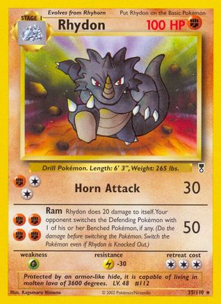 Rhydon (35/110) [Legendary Collection] Normal - Rare