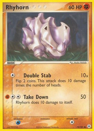 Rhyhorn (70/101) [Hidden Legends] Normal - Common