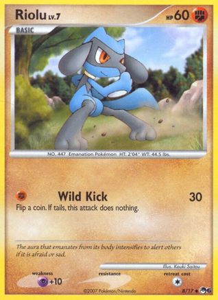Riolu (8/17) [POP Series 6] Normal - Uncommon