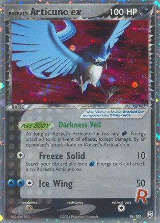 Rocket's Articuno ex (096/109) [Team Rocket Returns] Normal - Ultra Rare