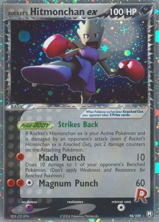 Rocket's Hitmonchan ex (098/109) [Team Rocket Returns] Normal - Ultra Rare