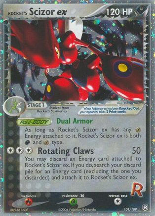 Rocket's Scizor ex (101/109) [Team Rocket Returns] Normal - Ultra Rare
