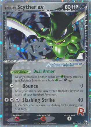 Rocket's Scyther ex (102/109) [Team Rocket Returns] Normal - Ultra Rare