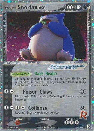 Rocket's Snorlax ex (104/109) [Team Rocket Returns] Holofoil - Ultra Rare