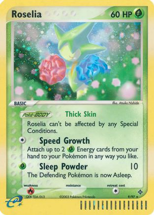 Roselia (009/97) [Dragon] Holofoil - Holo Rare