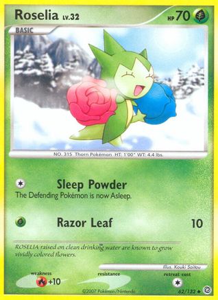 Roselia (62/132) [Secret Wonders] Normal - Uncommon