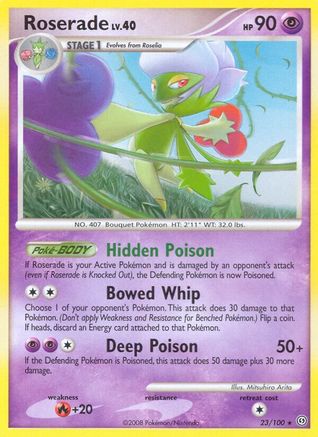 Roserade (23/100) [Stormfront] Normal - Rare