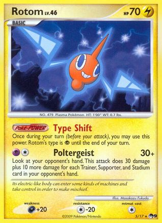 Rotom (5/17) [POP Series 9] Holofoil - Rare