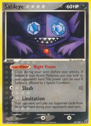 Sableye (023/107) [Deoxys] Normal - Rare