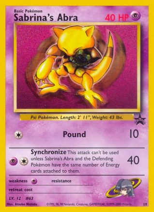 Sabrina's Abra (019/53) [WoTC Promo] Normal - Promo