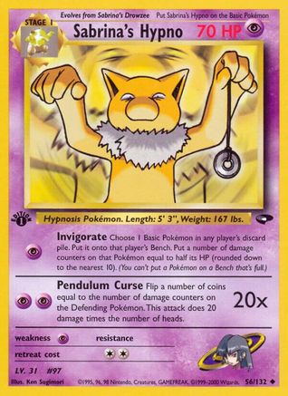 Sabrina's Hypno (056/132) [Gym Challenge] 1st Edition - Uncommon
